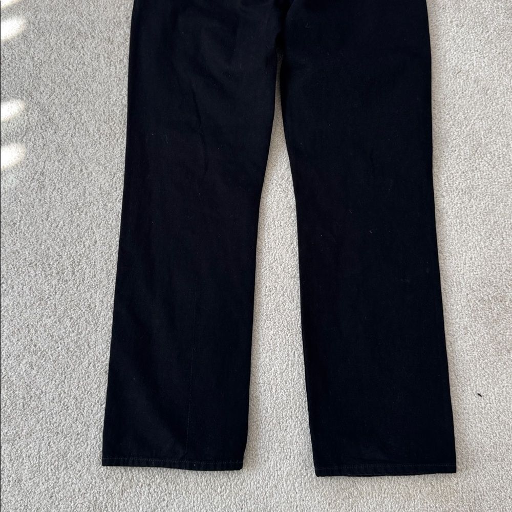 Re/Done 90's High-Rise Loose Baggy Straight-Leg Jeans 32" Black Sz29 - Picture 12 of 12